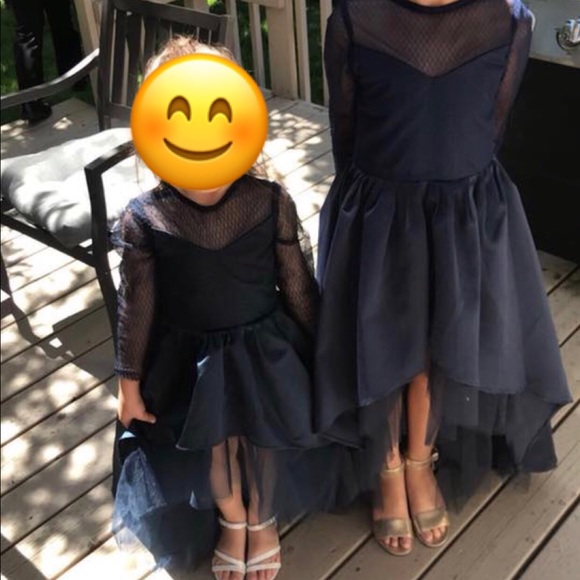 Dresses & Skirts - Navy blue children’s high low gown